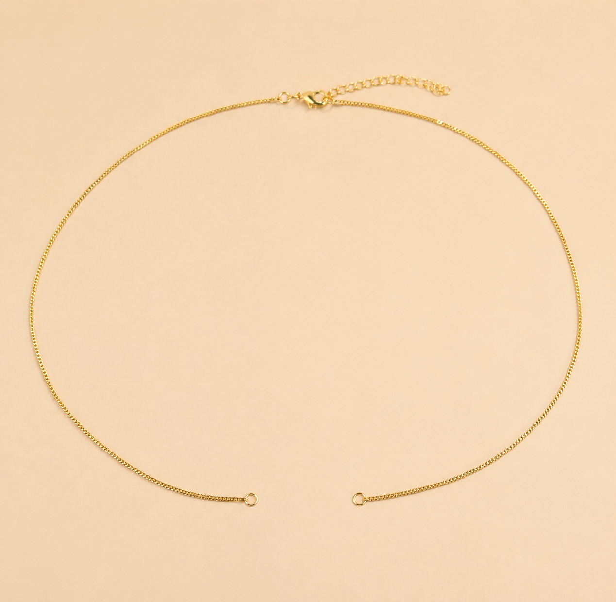 Gold Stainless Steel Box Chain Necklace For Men 18" Inch Bulk