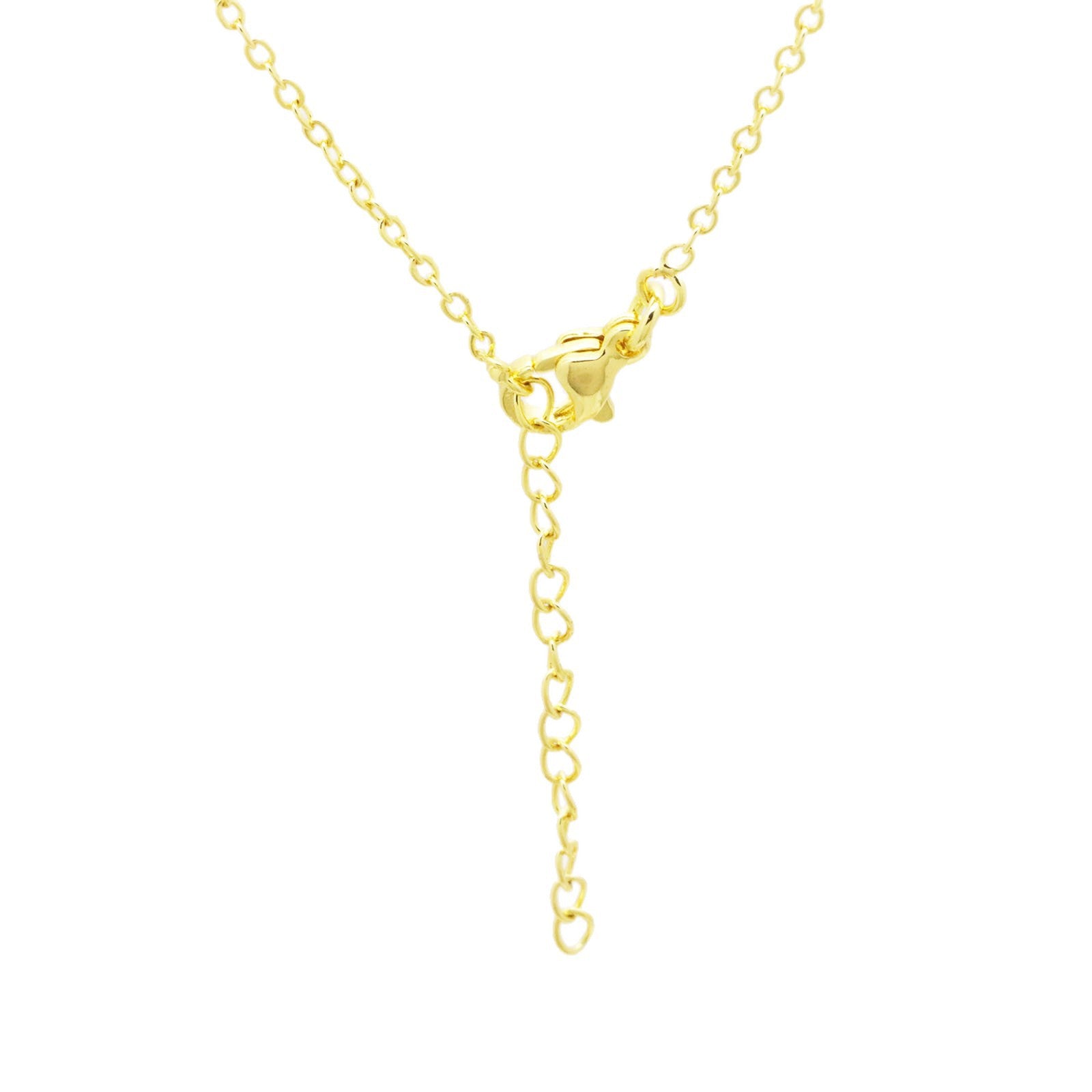 Slim Link Copper 18K Gold Chain Necklace For Women "18 Bulk
