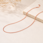 Copper Rose Gold Slim Link Chain For Women Bulk