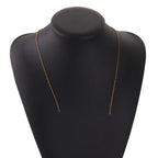 Slim Link Gold Copper Necklace Chain For Women Bulk
