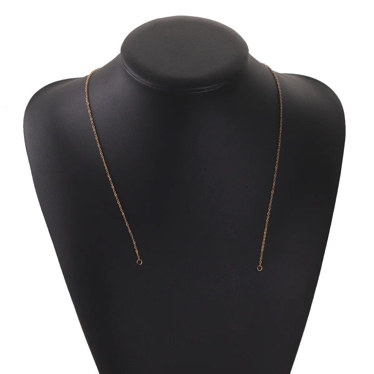 Slim Link Gold Copper Necklace Chain For Women Bulk