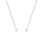 Slim Link Silver Copper Necklace Chain For Women Bulk