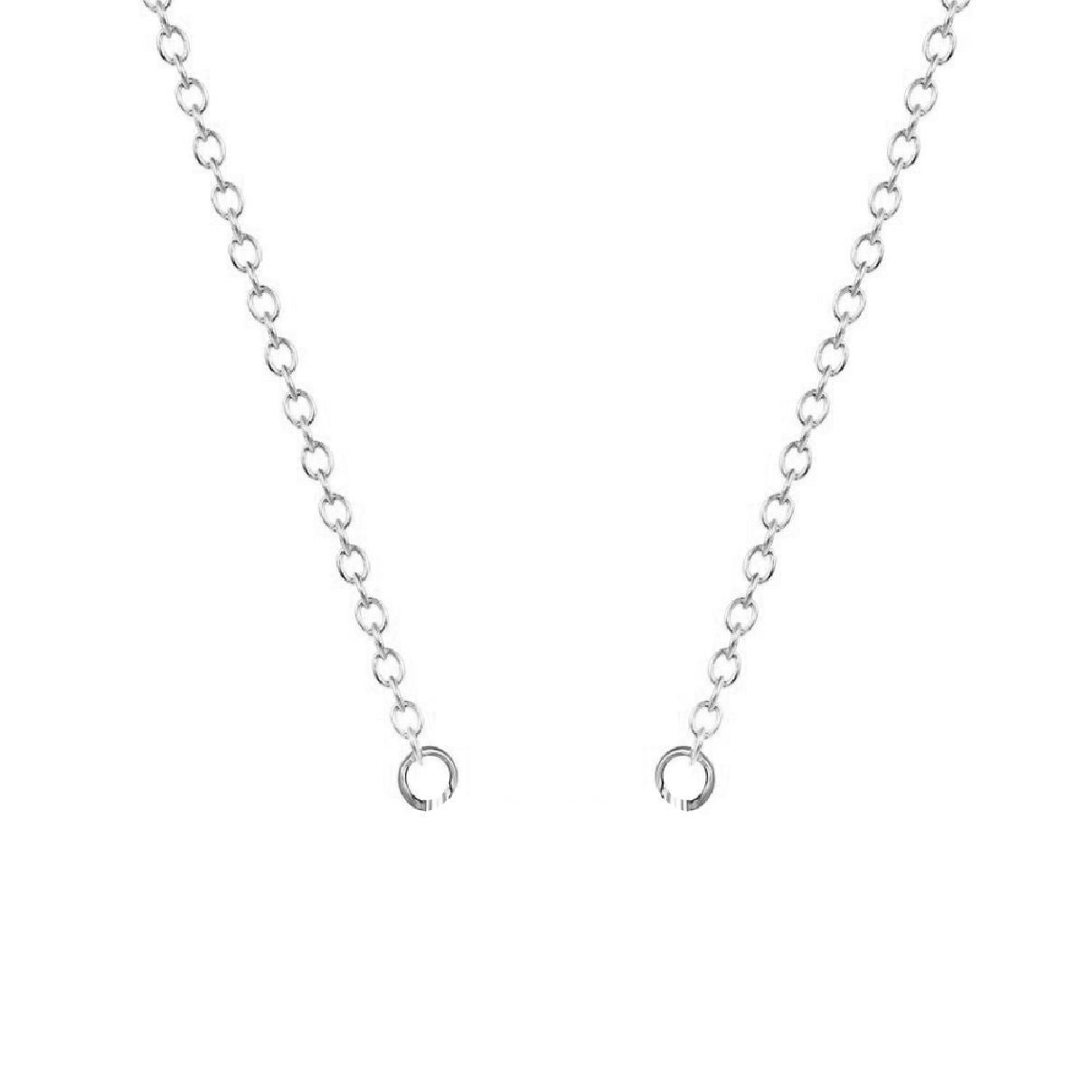 Slim Link Silver Copper Necklace Chain For Women Bulk