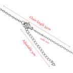Slim Link Silver Copper Necklace Chain For Women Bulk
