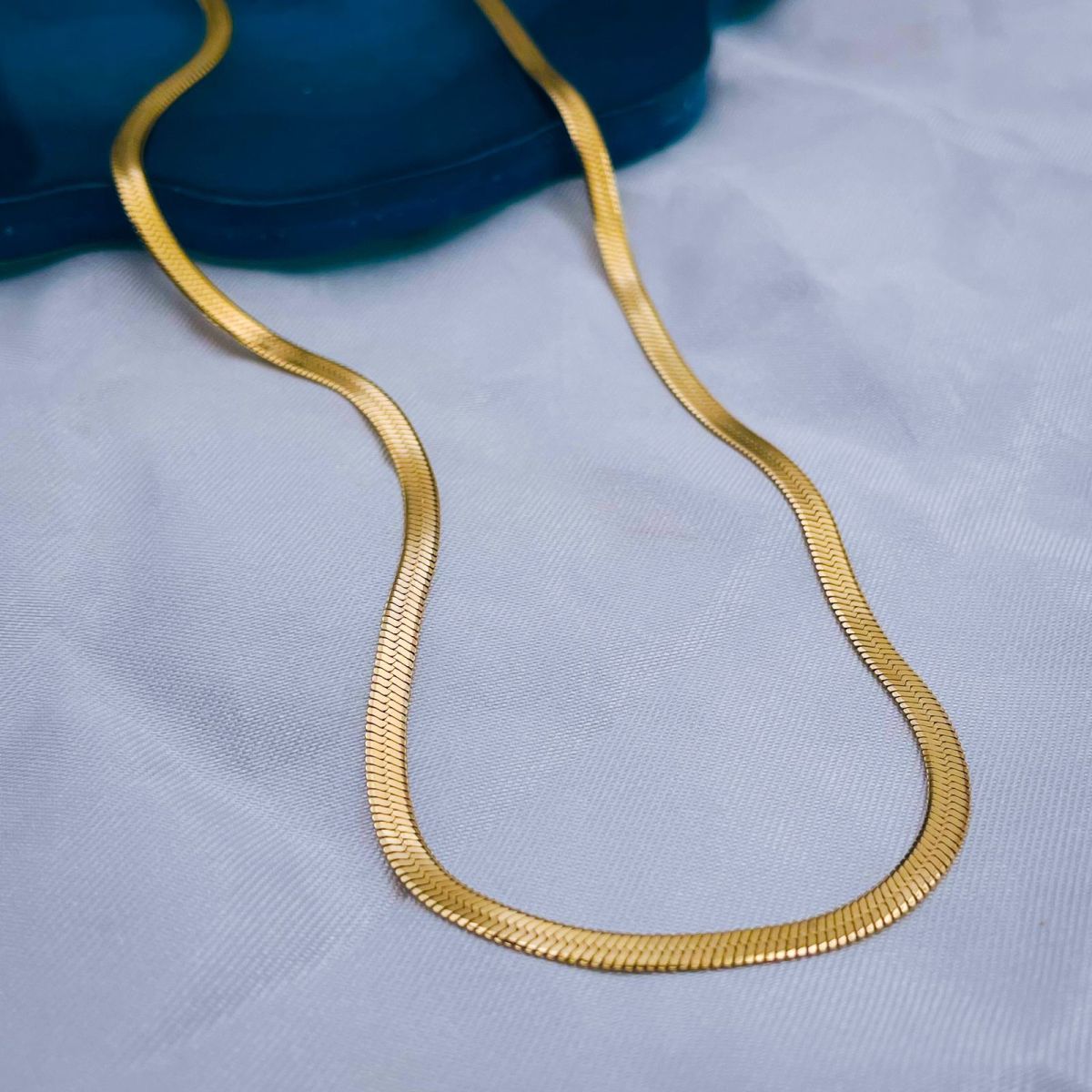 Slim Snake Silver Stainless Steel Necklace Chain For Women Bulk