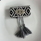 Evil Eye Brown Black Multi Threads Anti Tarnish Bracelet Bulk