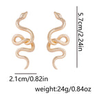 18K Gold Long Dangler Earring Pair For Women Bulk