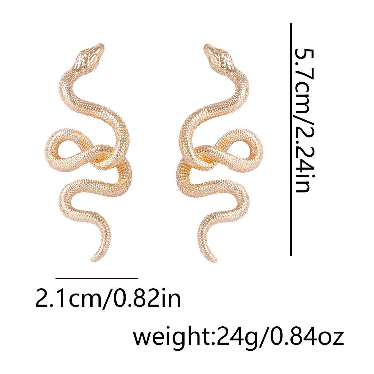 18K Gold Long Dangler Earring Pair For Women Bulk
