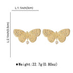 Butterfly 18K Gold Pearl Dangler Earring For Women Bulk