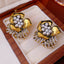 Pearl Flower 18K Gold Plated Anti Tarnish Stud Earring For Women Bulk