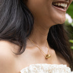 Triangle Round 18K Gold Stainless Steel Anti Tarnish Necklace Bulk