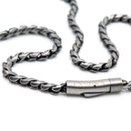 Vintage Jet Black Stainless Steel Anti Tarnish Chain For Women Bulk