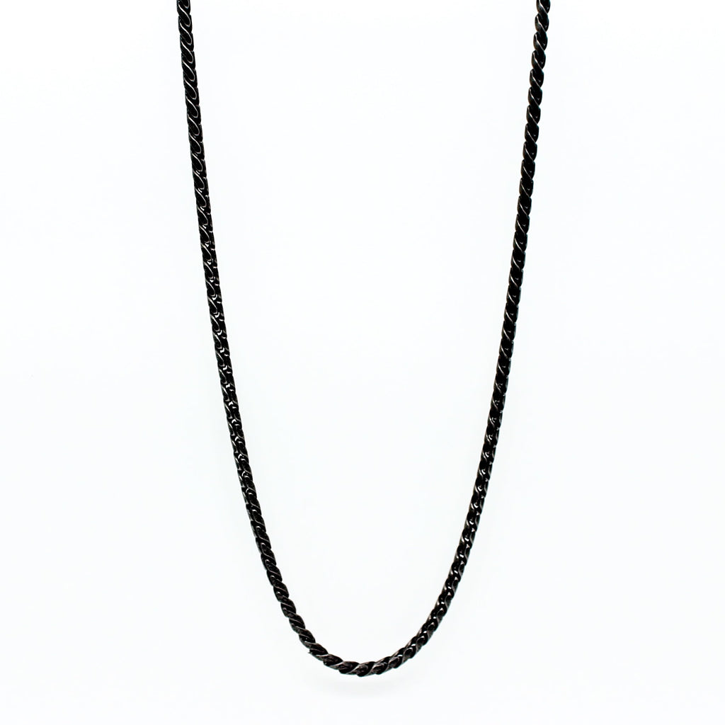 Vintage Jet Black Stainless Steel Anti Tarnish Chain For Women Bulk