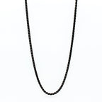 Vintage Jet Black Stainless Steel Anti Tarnish Chain For Women Bulk