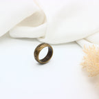 Oxidised Love Heart Brown Copper Brass Anti Tarnish Band Ring Bulk
