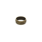 Oxidised Love Heart Brown Copper Brass Anti Tarnish Band Ring Bulk