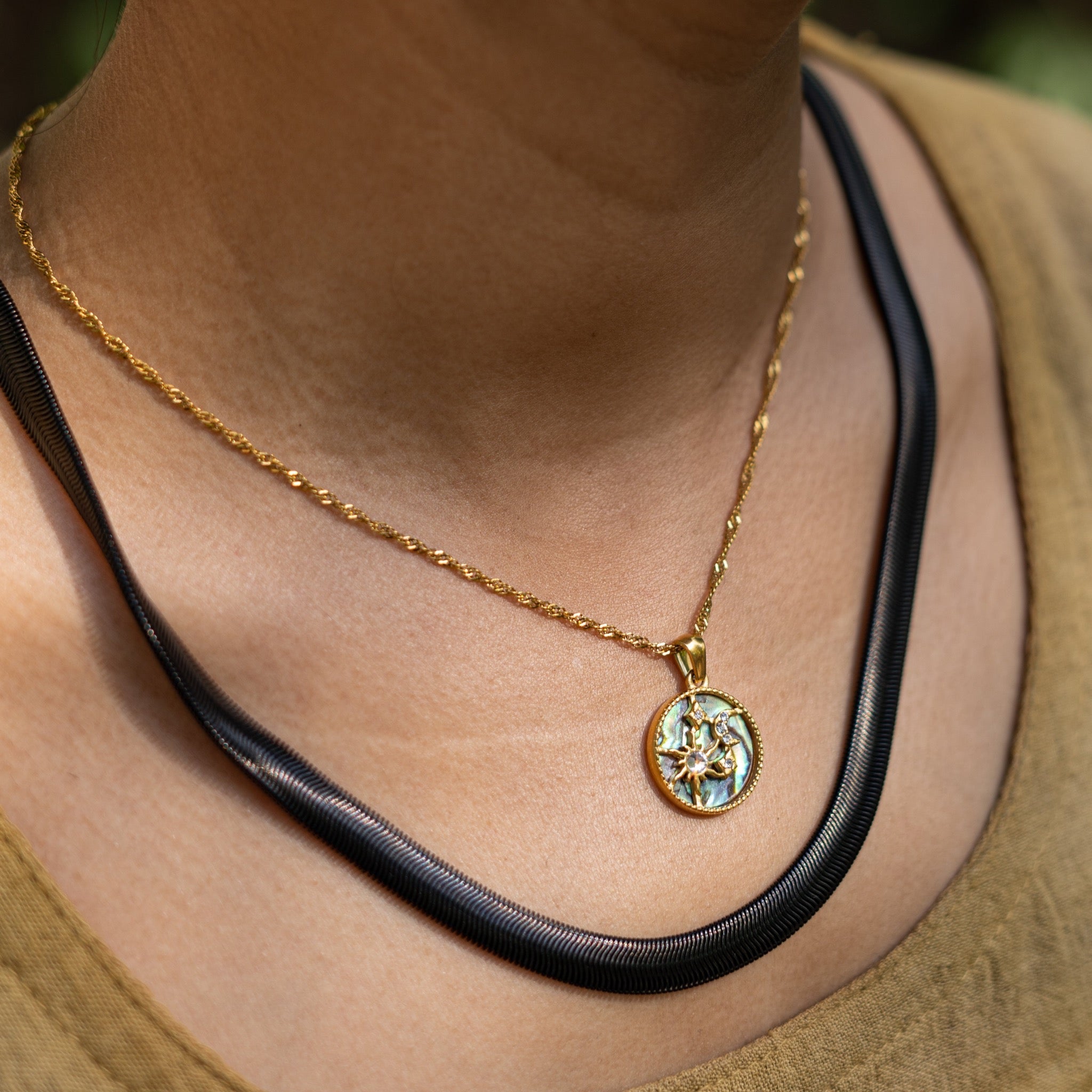 Snake Black Stainless Steel Anti Tarnish Chain For Women Bulk