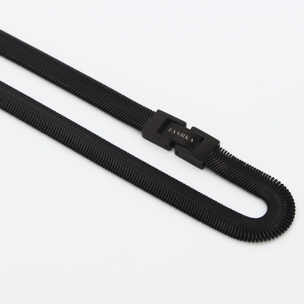 Snake Black Stainless Steel Anti Tarnish Chain For Women Bulk
