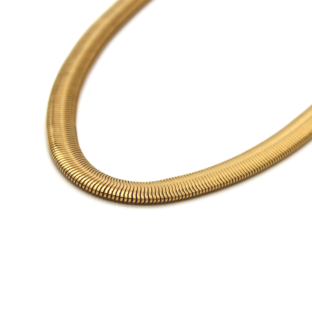 Toggle 18K Gold Stainless Steel Anti Tarnish Necklace For Women Bulk