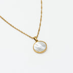 Moon Star Cubic Zirconia Black 18K Gold Stainless Steel Anti Tarnish Necklace Pendant Chain For Women