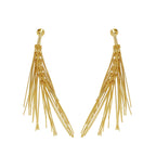 Stylish 18K Gold Brass Anti Tarnish Dangler Earring For Women Bulk