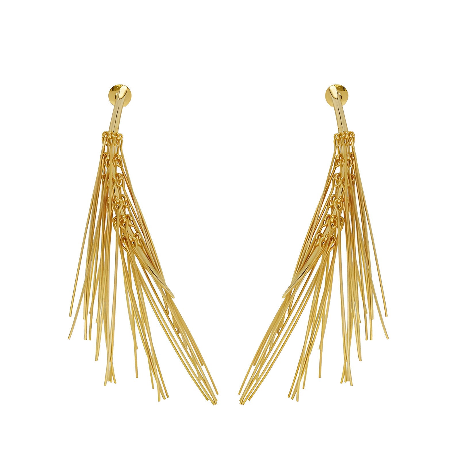Stylish 18K Gold Brass Anti Tarnish Dangler Earring For Women Bulk