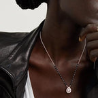 Designer Teardrop Rose Silver Yellow Gold CZ Brass Mangalsutra Bulk