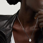 Designer Teardrop Rose Silver Yellow Gold CZ Brass Mangalsutra Bulk