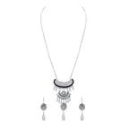 Oxidised German Silver Tribal CZ Beads Necklace Earring Bulk