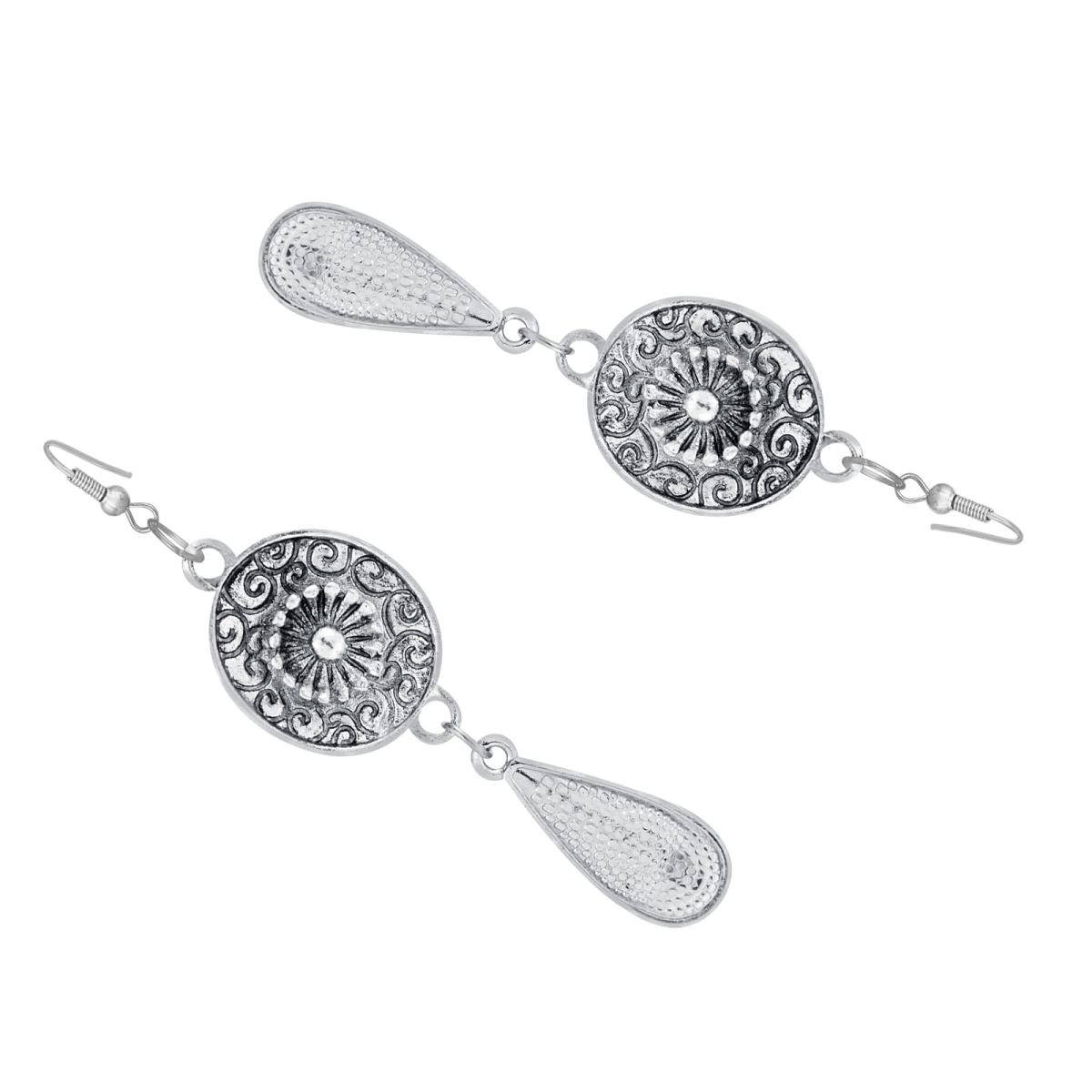 Oxidised German Silver Tribal CZ Beads Necklace Earring Bulk