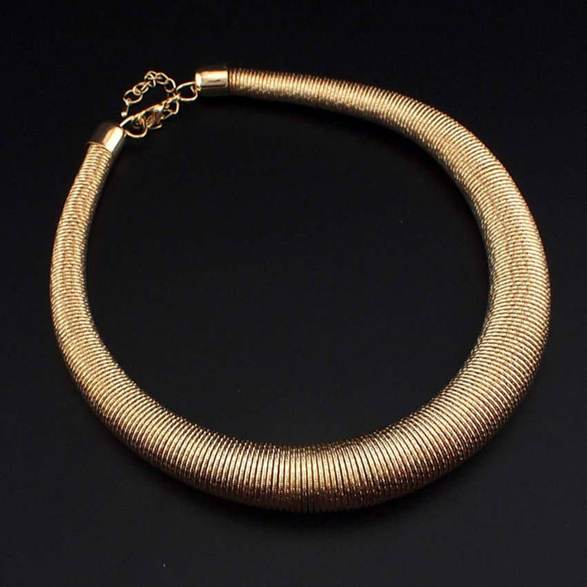 Retro Hasli Choker 18K Gold Anti Tarnish Necklace For Women Bulk