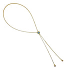 Evil Eye Solitaire CZ 18K Gold Anti Tarnish Sweater Long Necklace Bulk