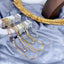 Dual Layer Ball Pearl Silver Anti Tarnish Stainless Steel Snake Chain Necklace For Women
