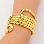 18K Gold Anti Tarnish Long Continue Snake Necklace For Women Bulk