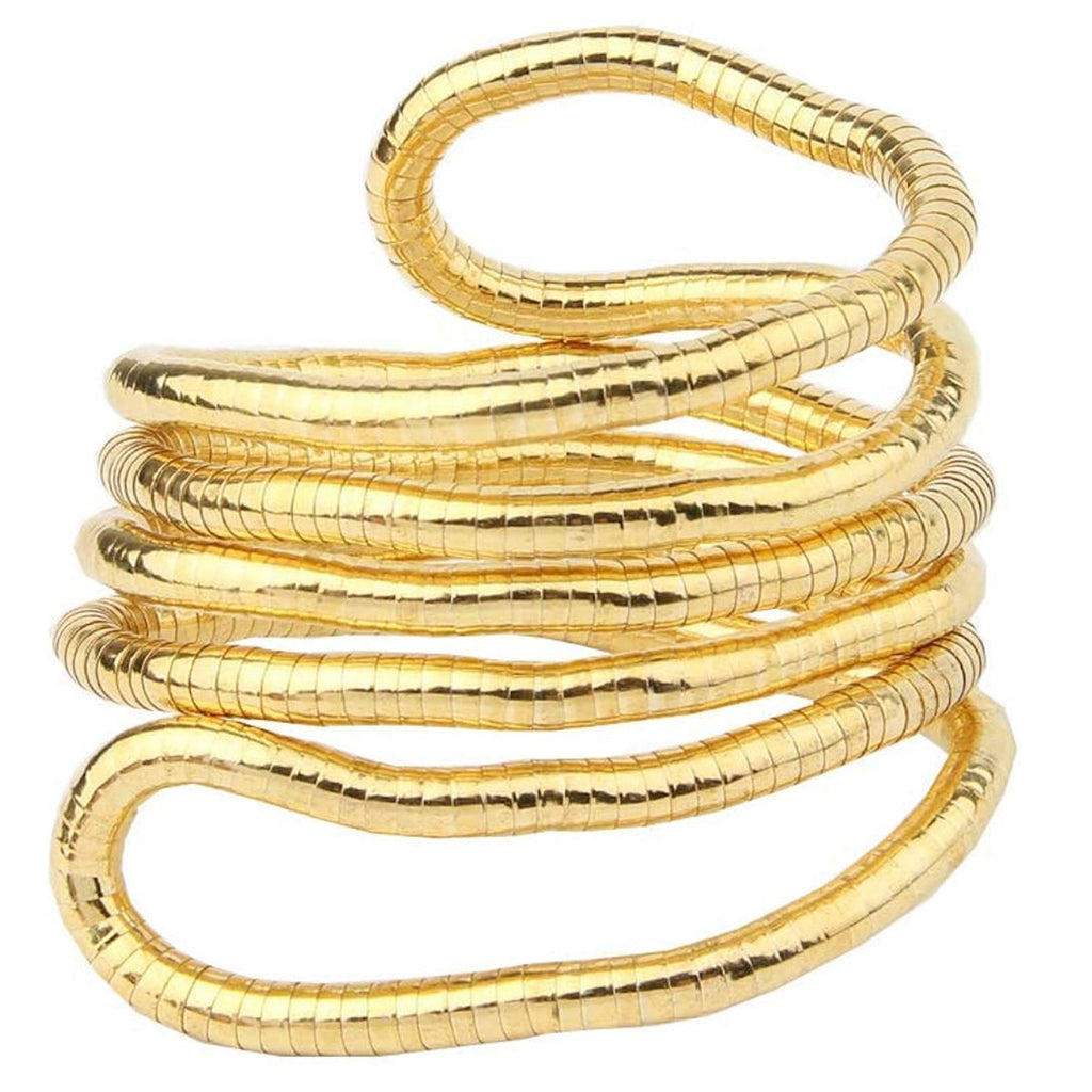 18K Gold Anti Tarnish Long Continue Snake Necklace For Women Bulk