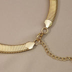 Snake 18K Gold Anti Tarnish Choker Hasli Necklace For Women Bulk