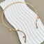 Soiled Question Mark 18K Gold Anti Tarnish Long Hasli Necklace Bulk