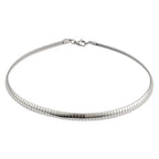 Silver Anti Tarnish Snake Choker Hasli Necklace For Women Bulk