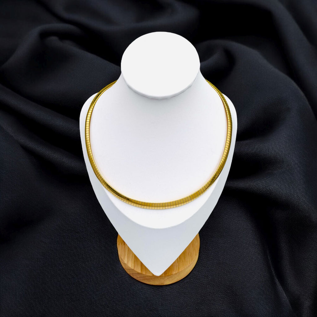 Snake Stainless Steel 18K Gold Anti Tarnish Choker Hasli Necklace Bulk