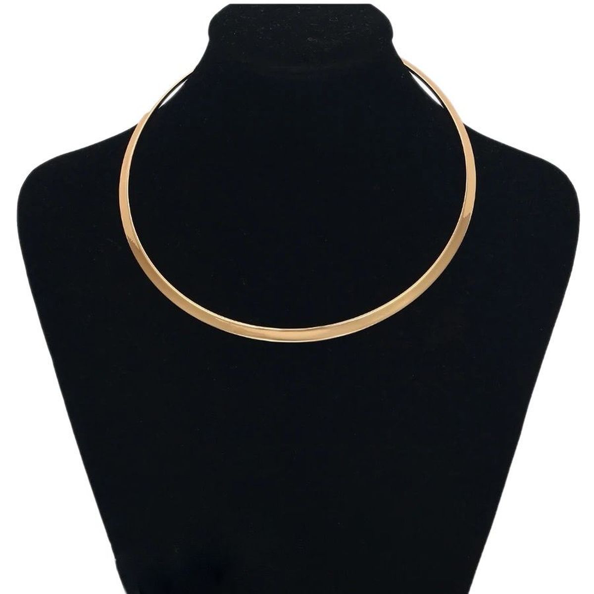 Round Silver Anti Tarnish Collar Hasli Necklace For Women Bulk