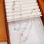Rainbow Butterfly Stainless Steel Acrylic Beads Multicolour 18K Gold Anti Tarnish Necklace For Women