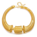 Bold Spring 18K Gold Iron Collar Hasli Statement Necklace Women Bulk