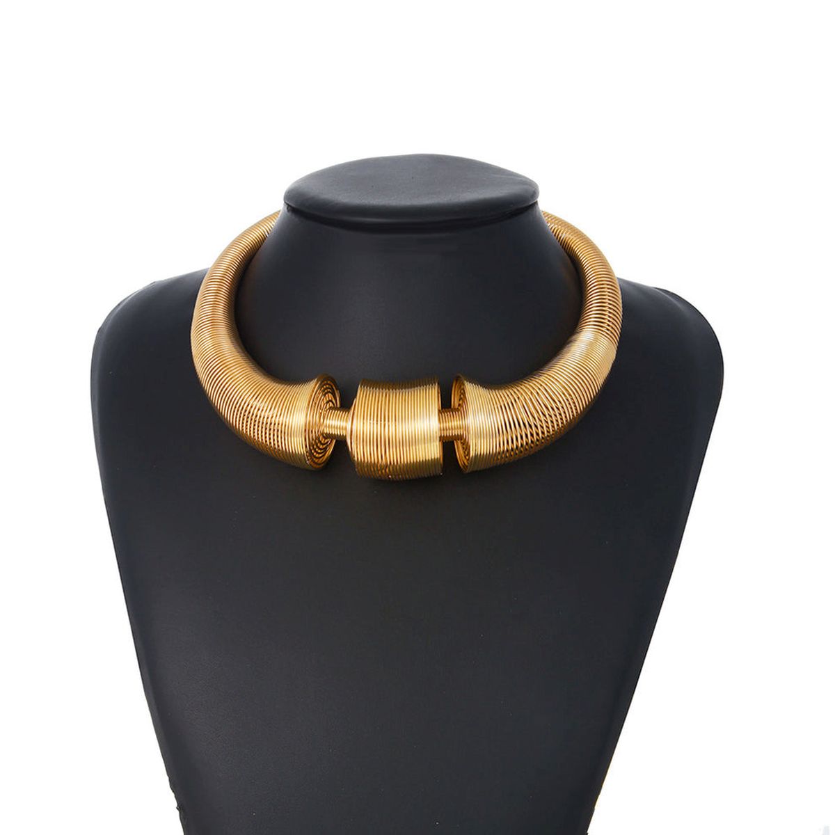 Bold Spring 18K Gold Iron Collar Hasli Statement Necklace Women Bulk