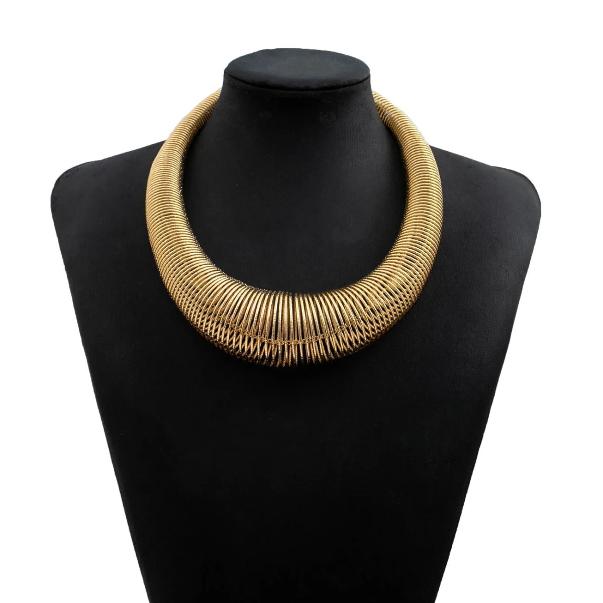 Spring 18K Gold Iron Collar Hasli Statement Necklace For Women Bulk