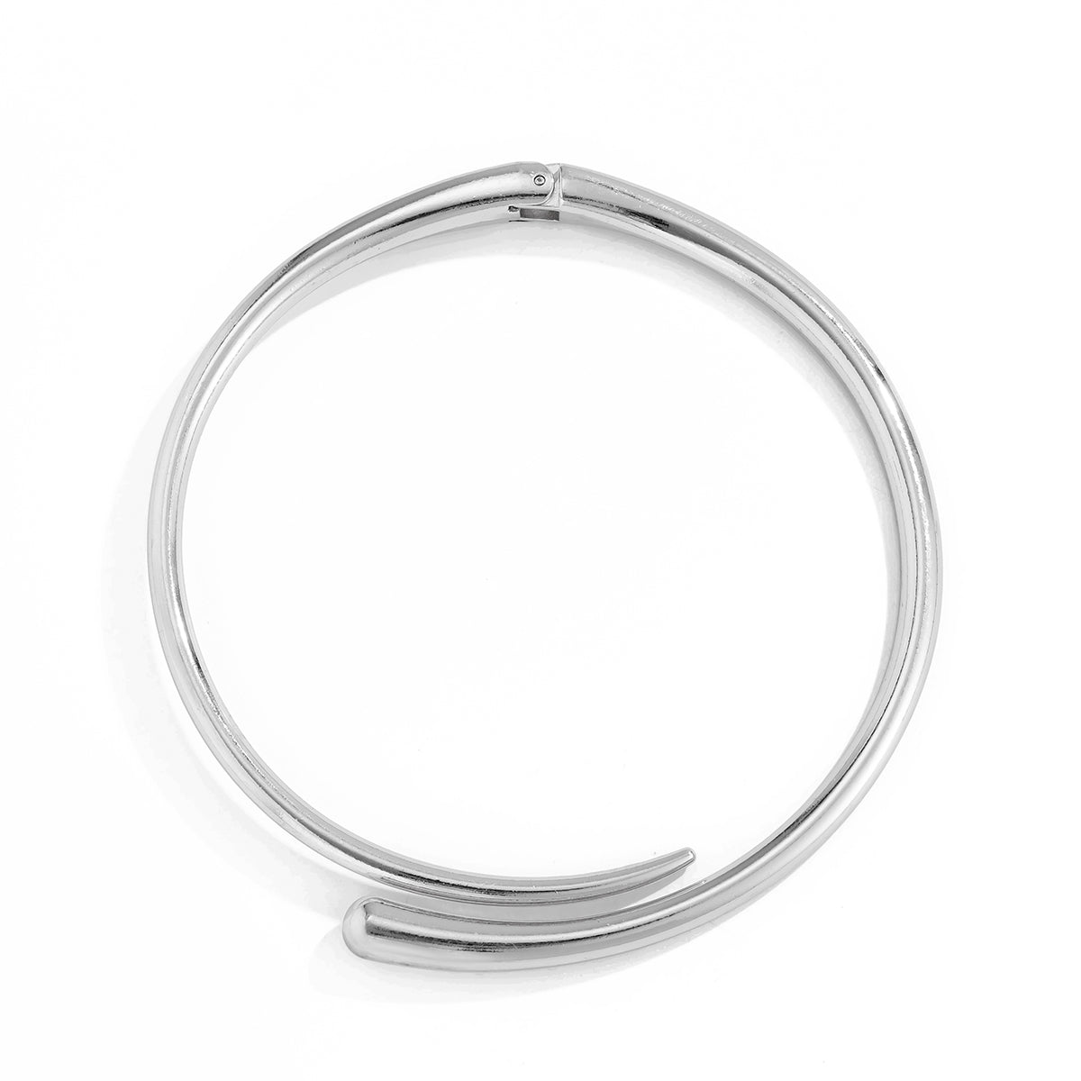 Pointy Silver Anti Tarnish Hasli Choker Necklace For Women Bulk