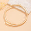 18K Gold Anti Tarnish Collar Hasli Necklace For Women
