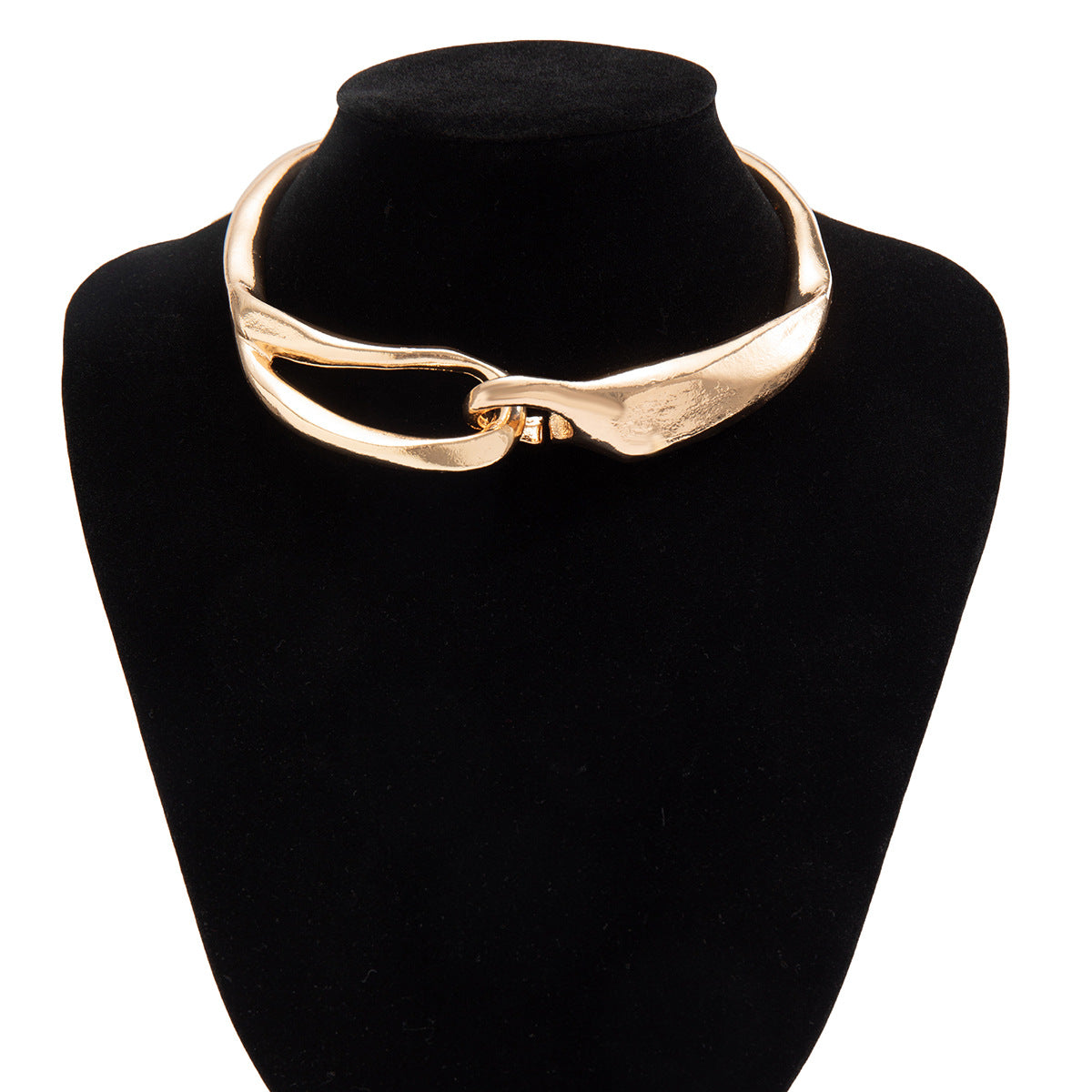 CZ 18K Gold Anti Tarnish Hasli Thick Choker Necklace For Women Bulk