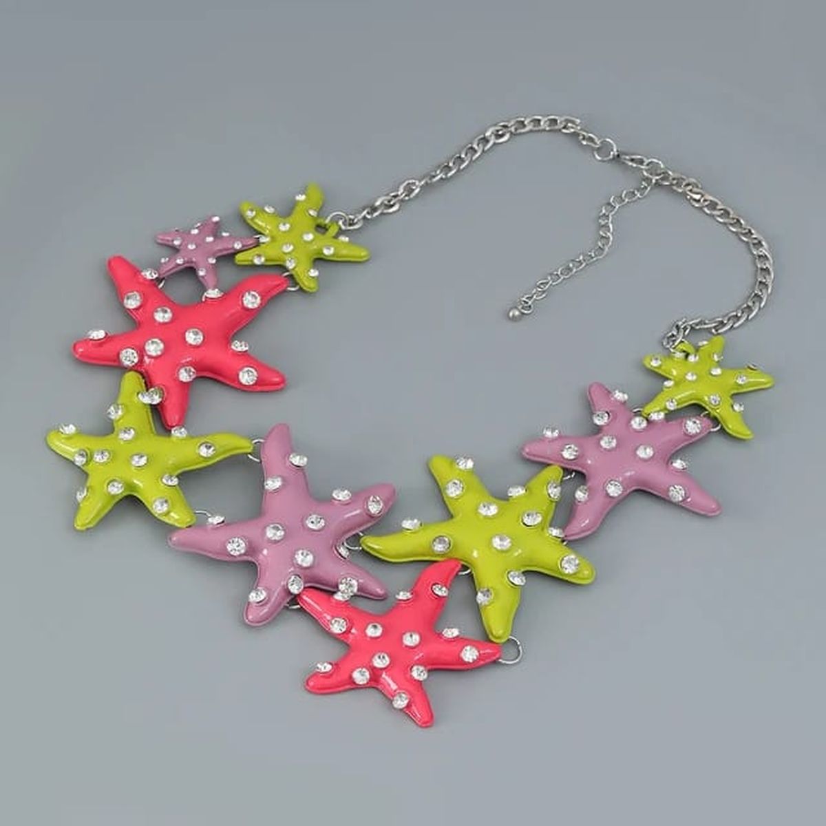 Big Star CZ Enamel Pink Multicolour Silver Dangler Earring Bulk
