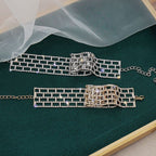 Solitaire Wall View Rhinestone Silver Anti Tarnish Necklace Women Bulk