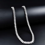 Marquise Silver Cubic Zirconia Chain Necklace For Women Bulk